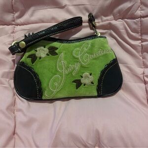 vintage juicy couture wristlet bag